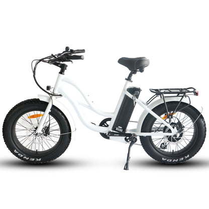 Step Thru Mini 20x4 - 52v Beach Cruiser Electric Bike