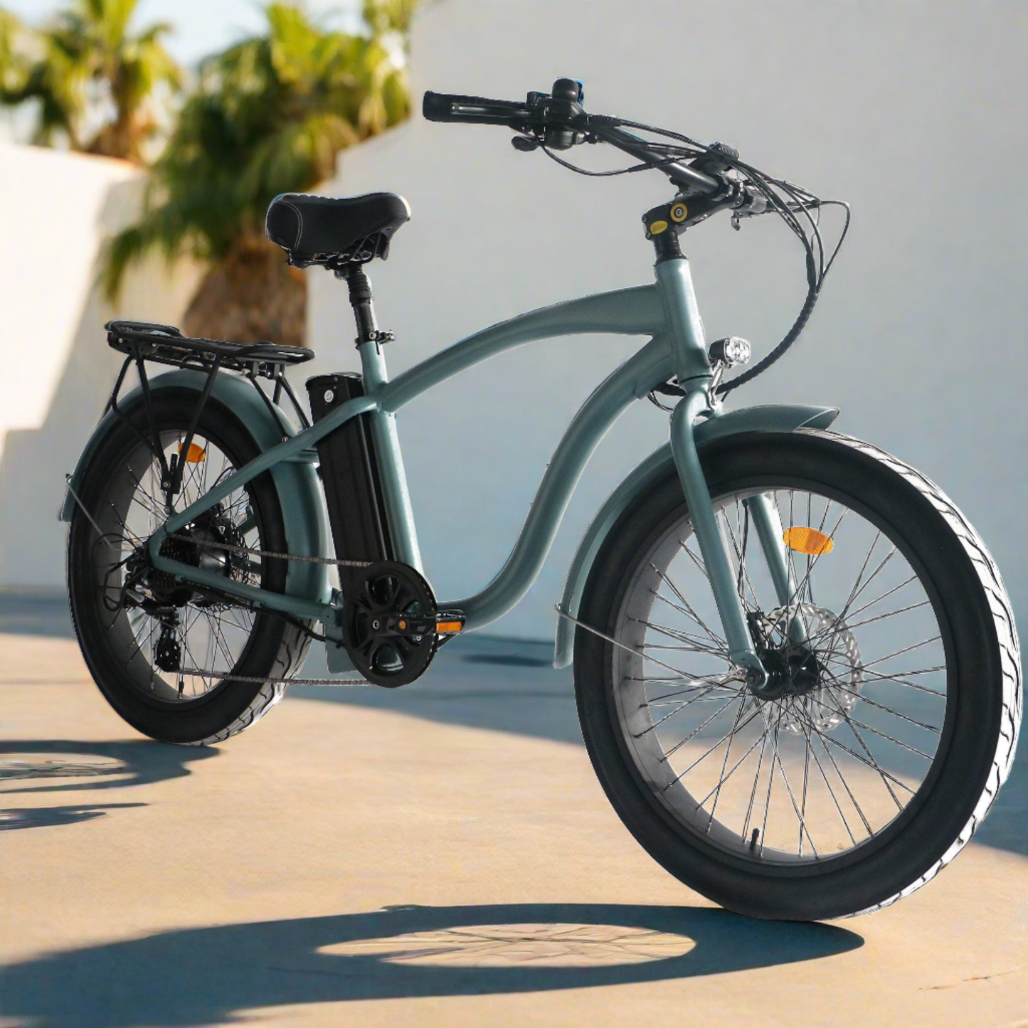 Step Over 24x3 - 52v Beach Cruiser Electric Bike