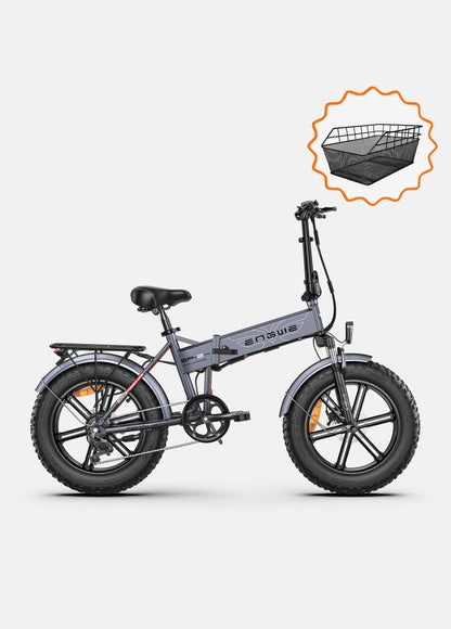 Engwe - EP-2 Pro Value Pack: Folding E-bike + Bike Rear Basket