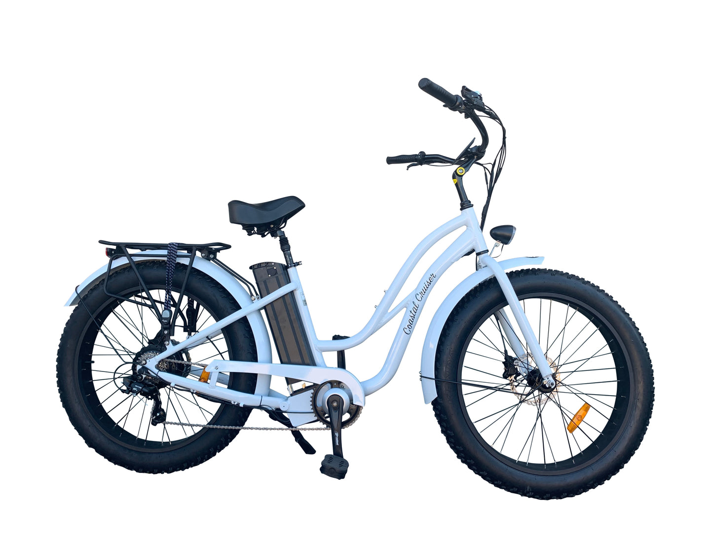 Coastal Cruiser - 750w Fat Tire Cruiser Step Thru 26x4 Electric Bike