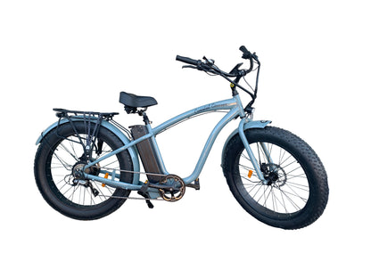 Coastal Cruiser - 750w Fat Tire Cruiser Step Over 26x4 Electric Bike